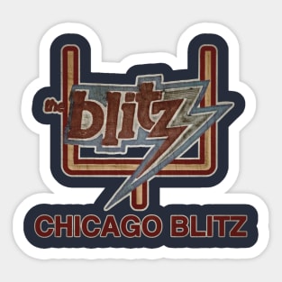 Chicago Blitz Football Sticker